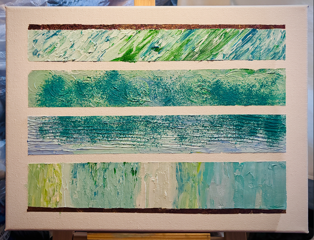 "Our" Favourite Colour — Green in Four Ways<This time, don't walk past>