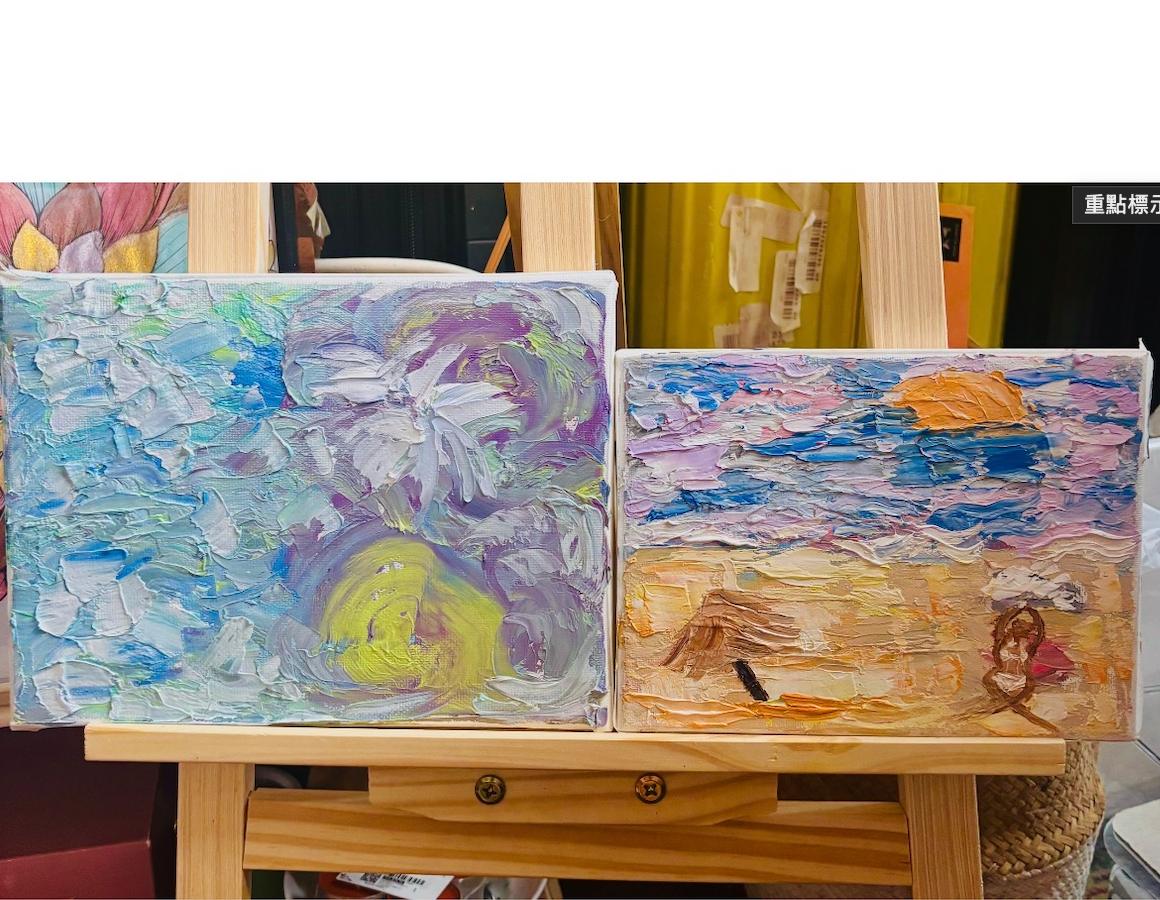 Before I Knew How to Paint Her — Abstract Palette Knife Painting