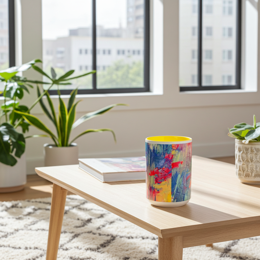 A different world every time you turn it - Art Print Accent Mug