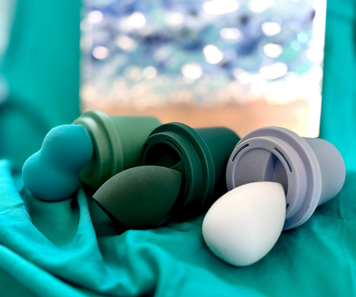 Atelier Summer Sip Beverage Series Now Serving - Ultra Soft Latex-Free Beauty Sponge With Container