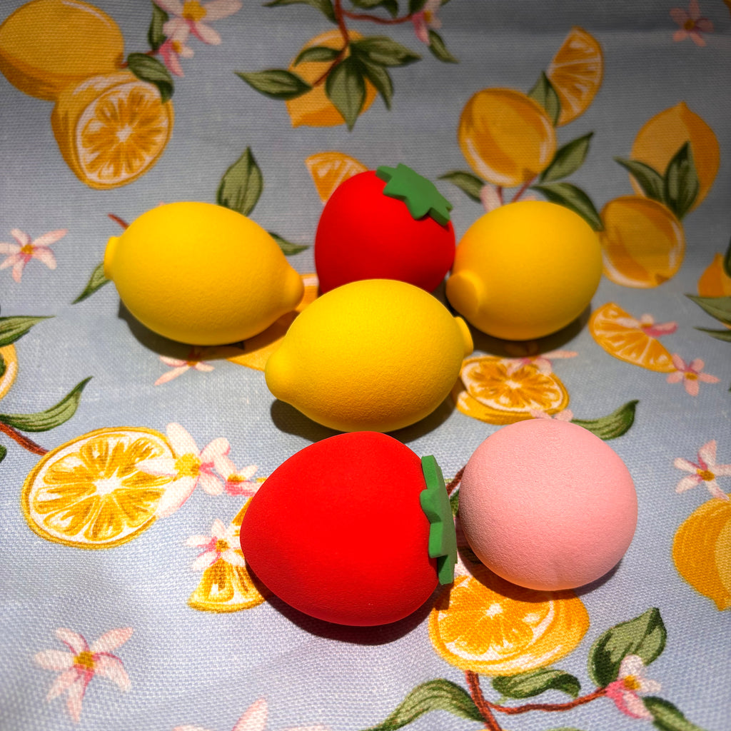 Aesthetic Amalfi Fruit Trio Gift Set — Premium Beauty Sponge -Flawless Base(3-Piece)