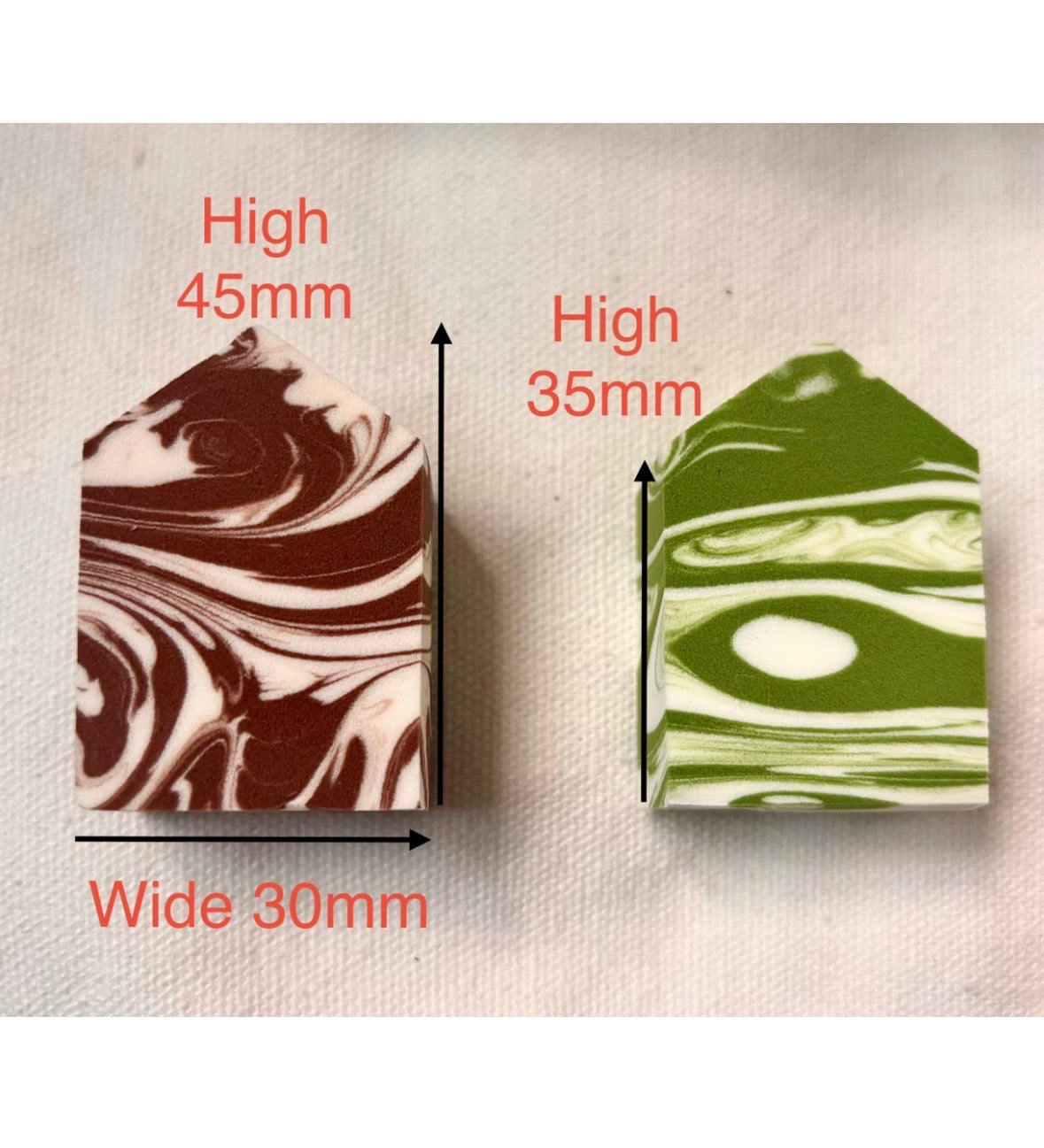 Pentagon Sponge Brownie Mix Pack — Matcha Latte & Classic Latte (10 pcs)