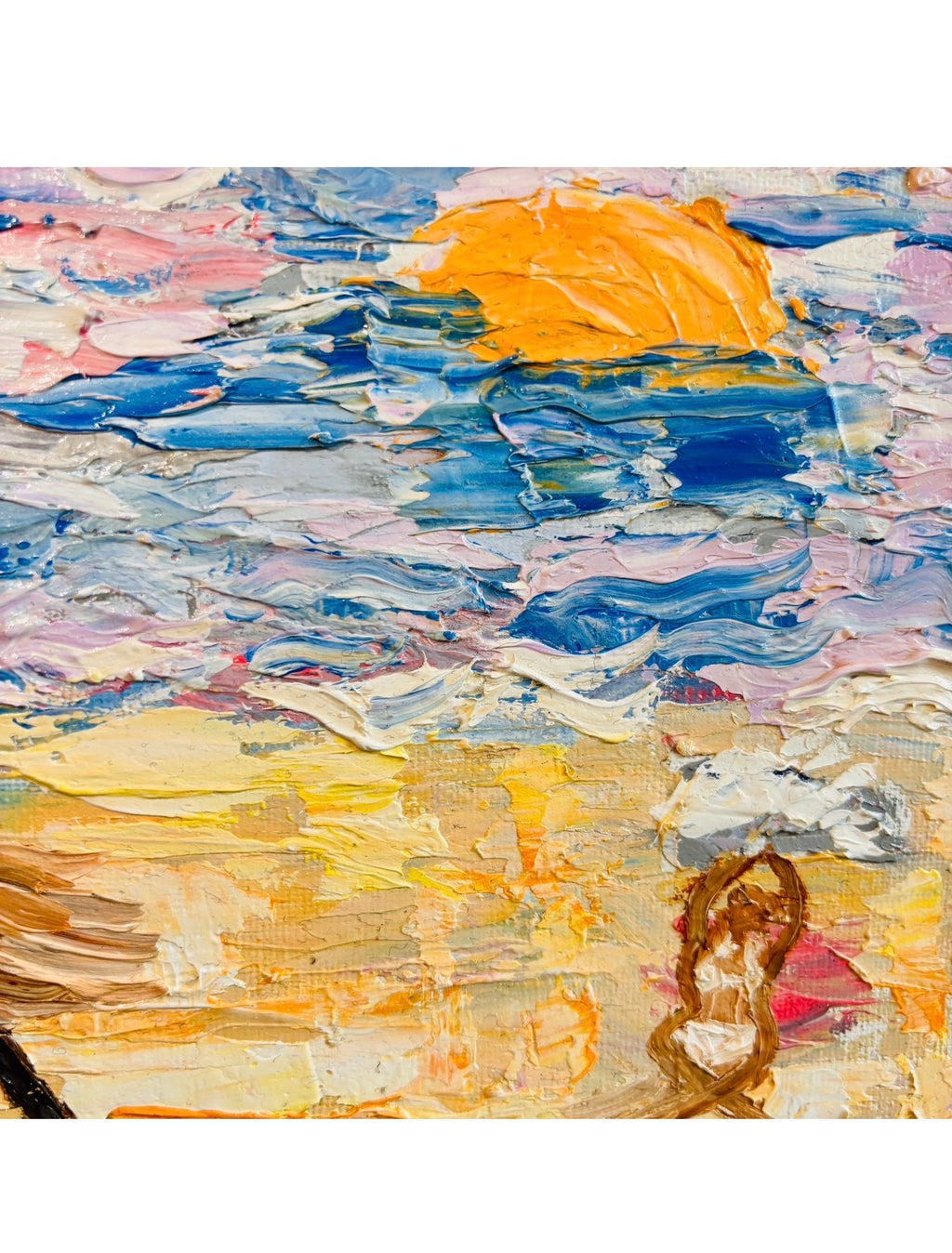 Before I Knew How to Paint Her — Abstract Palette Knife Painting
