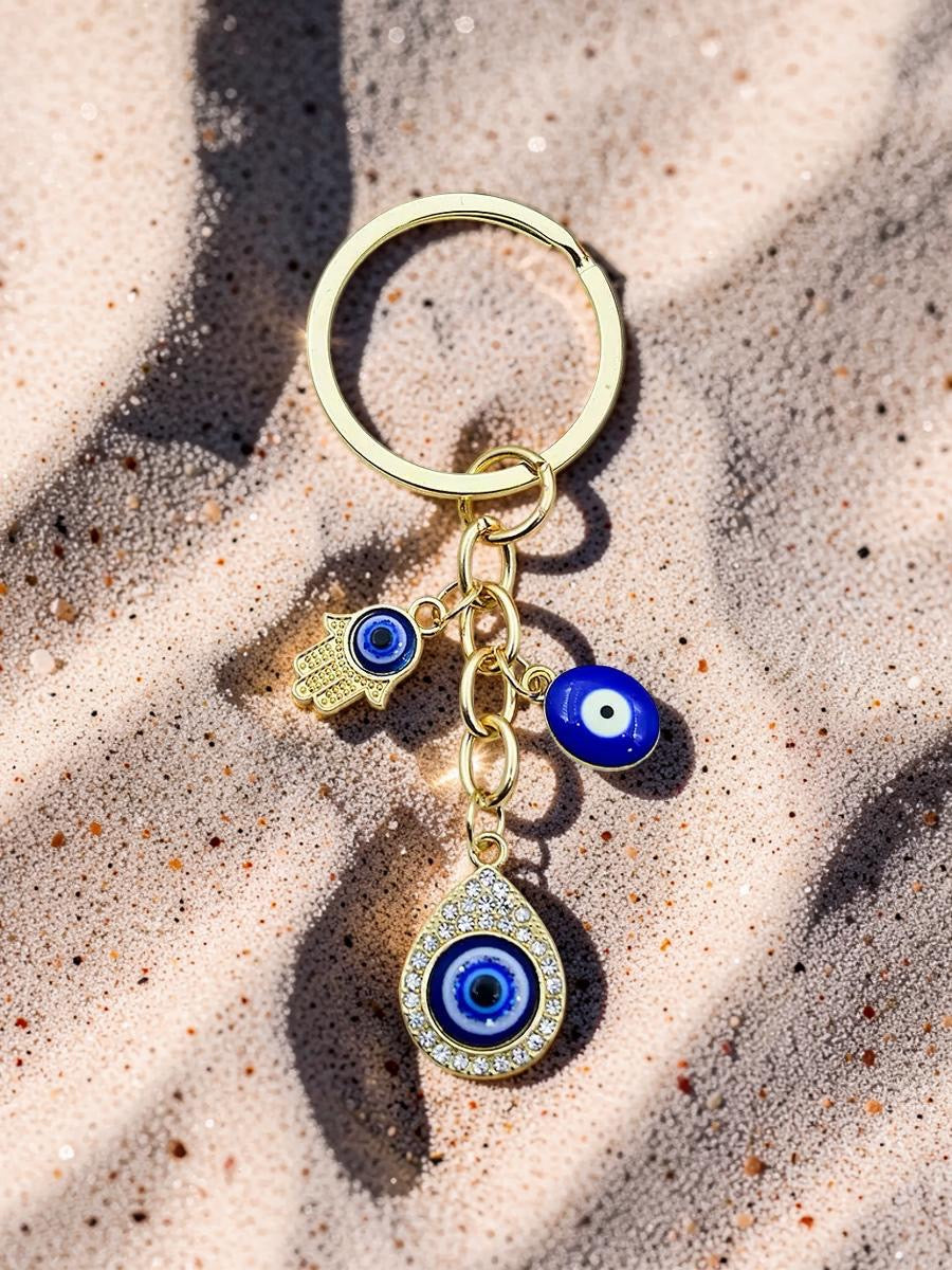 🧿 Turkish Nazar Keychain — Your Daily Shield Against Bad Energy