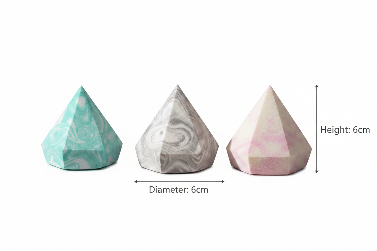 Diamond Blender 尺寸標註圖 - 原色純白背景